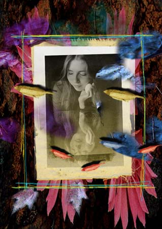 Convination of original Black and White Photo and color Photos